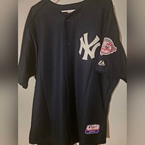 Majestic Authentic Jason Giambi New York Yankees 100th Anniversary Jersey XXL